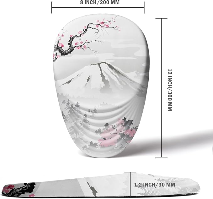 Ergonomic Mouse Pad with Wrist Support, Japanese Sakura Mouse Pad Wrist Rest - Image 6