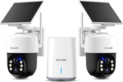 SOLIOM Security Cameras Wireless Outdoor, 4K Ultra HD by SOLIOM