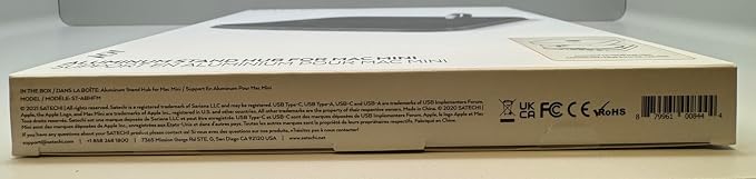 Satechi USB C Hub, Type-C Aluminum Stand & Hub, USB-C Data Port, Micro/SD Card - Image 8