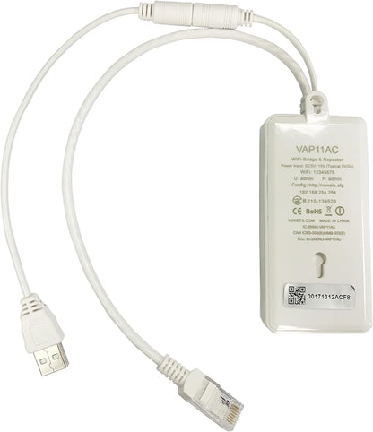 Vonets WiFi Extender Release AC1200 2.4GHz/5GHz Dual Band WiFi Bridge/WiFi to - Image 7