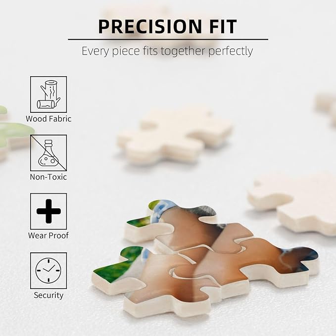 Custom Jigsaw Puzzle from Photos 300/500/1000 Pieces Personalized Wooden - Image 4