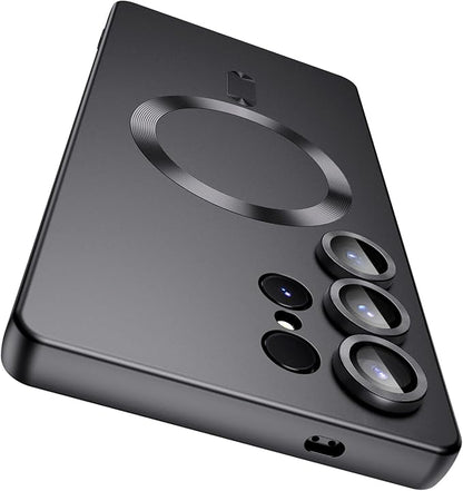 Magnetic for Samsung Galaxy S25 Ultra Case Slim Soft Silicone Bumper Shockproof by LEKEVO