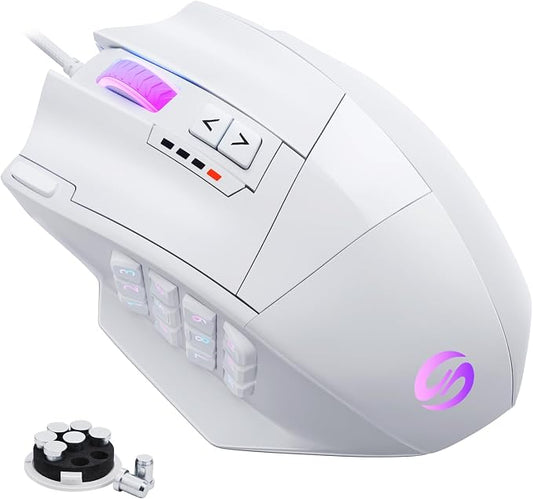 UtechSmart Venus Gaming Mouse RGB Wired, 16400 DPI High Precision Laser by UtechSmart