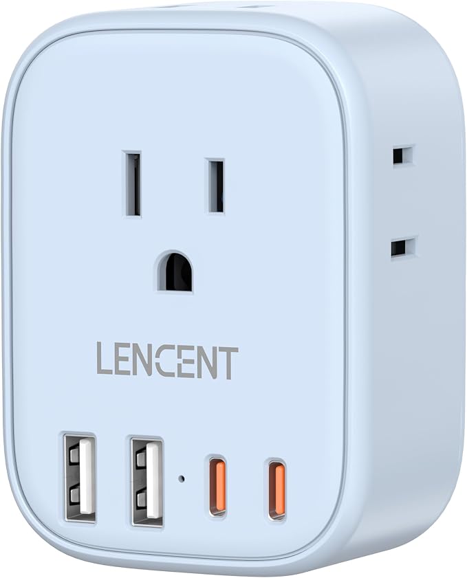 LENCENT Multi Plug Outlet Extender by LENCENT