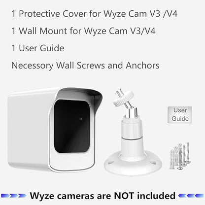 PEF Mount for All-New Wyze Cam V4 and V3, Weatherproof Protective Cover and 360 - Image 7