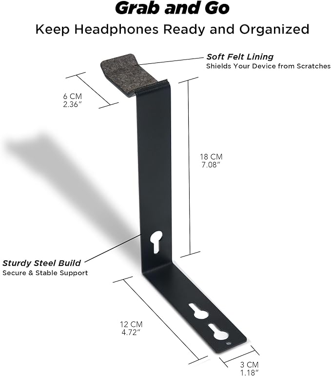Moodular Add-ons Headphone Stand Black MSA-HS - Image 4