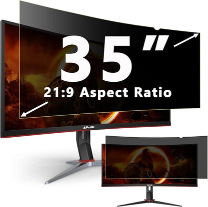 35 Inch Privacy Screen Filter for 21:9 Curved Ultrawide Monitor | Privacy by APeiSi