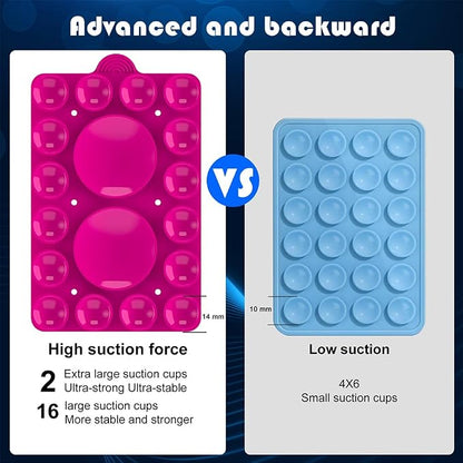 Double Sided Silicone Suction Phone Holder Mount, Compatible - Image 5