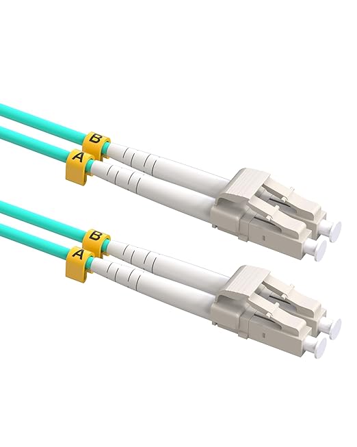Fiber Optical Patch Cord OM3 LC-LC, 10G Multi-Mode Fiber Optic Patch Cables by VANDESAIL