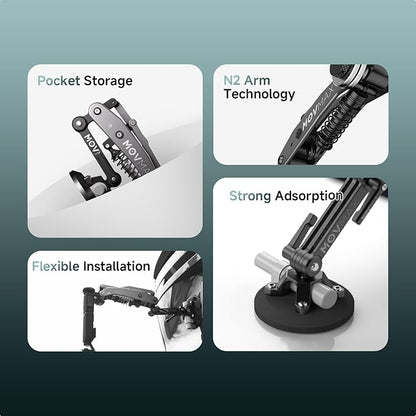 Movmax Blade Arm for DJI Pocket 3, Insta 360, and GoPro Hero 12 Cameras - Image 5