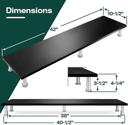 The Original Bamboo Dual Monitor Stand - Image 6