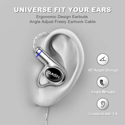 BASN Metalen PRO 4 Drivers in-Ear Monitors Headphones - Image 4
