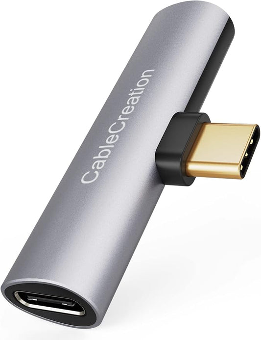 CableCreation USB C Splitter, 2-in-1 USB C Audio and PD Charging Adapter by CableCreation