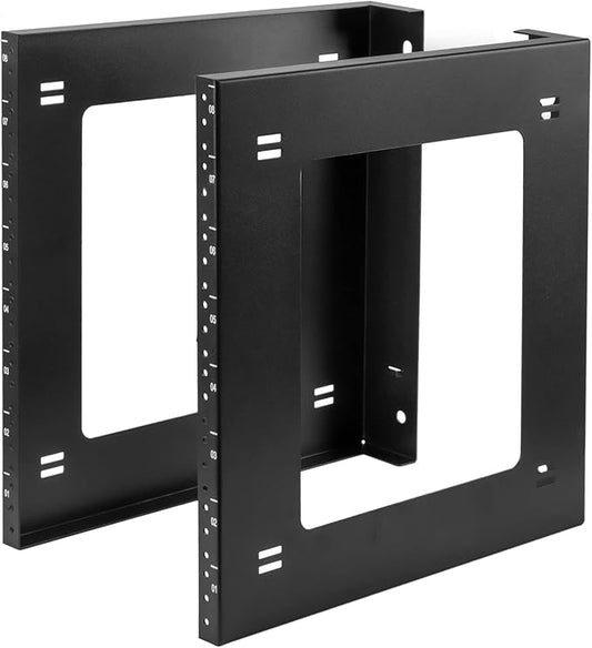 RIVECO 8U Desktop & Wall Mount Rack Assembly Free Seperated 2 Pieces Firm by RIVECO