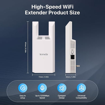 Tenda WiFi Range Extender AC1200 - Image 9