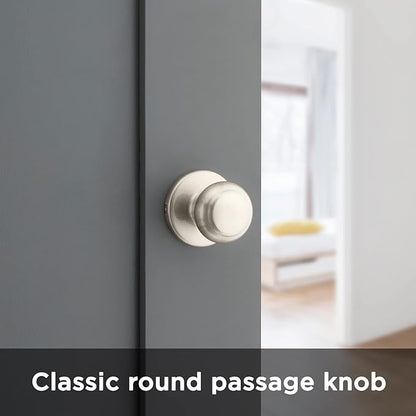 Kwikset Cove Interior Passage Door Knob, Handle - Image 8