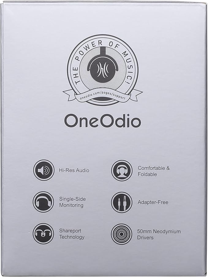 OneOdio Wired Over Ear Headphones Studio Monitor & Mixing DJ Stereo Headsets - Image 12