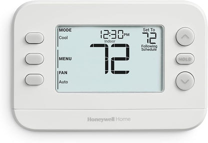 New! Honeywell Home Programmable Thermostat, Single-Stage, 1 Heat/1 Cool by HoneywellHome