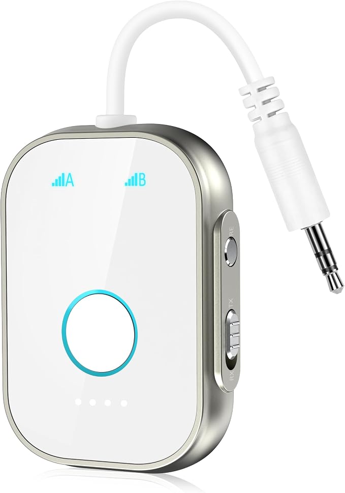 Bluetooth Transmitter Receiver, 2-in1 Wireless Adapter by Swiitech