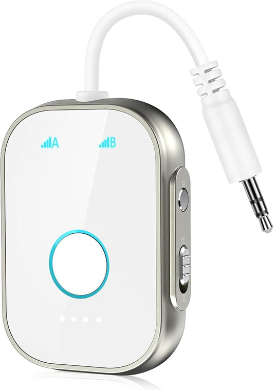 Bluetooth Transmitter Receiver, 2-in1 Wireless Adapter by Swiitech