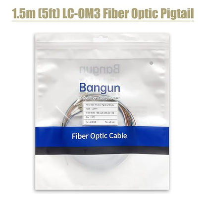 6 Strand Multimode OM3 50/125 LC-UPC Fiber Pigtail, 1.5 Meters LC-OM3 Fiber - Image 6