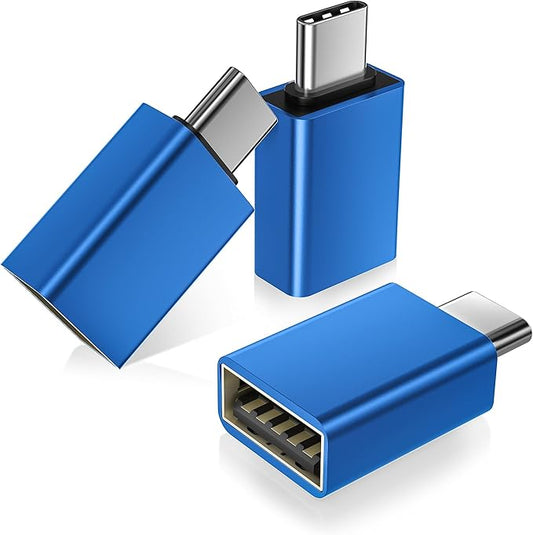 Basesailor USB C to USB Adapter 3Pack, USBC Male to USBA 3.0 Female OTG Adapter by Basesailor
