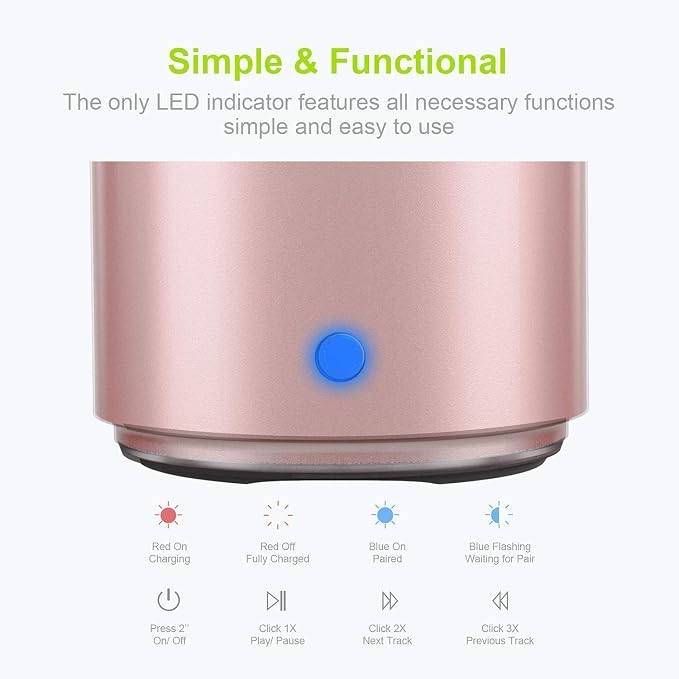 EWA A106 Portable Mini Bluetooth Speaker, Enhanced Bass and High Definition - Image 5