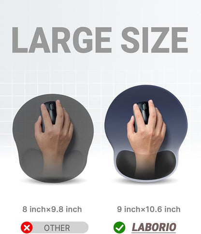 Ergonomic Mouse Pad with Wrist Rest, Large Mousepad, Wrist Support Mouse Mat - Image 4