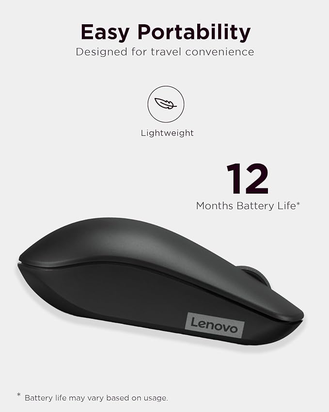 Lenovo 530 Wireless Mouse – Full Size Computer Mouse - Image 5