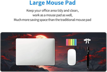 Extended Gaming Mouse Pad, Large Desk Mat XL Anime Mouse Pad Waterproof - Image 6