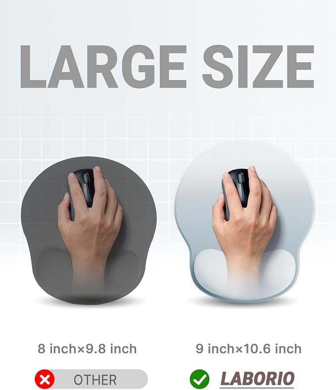Ergonomic Mouse Pad Wrist Support, Comfortable Mouse Pad Wrist Rest, Relieve - Image 4