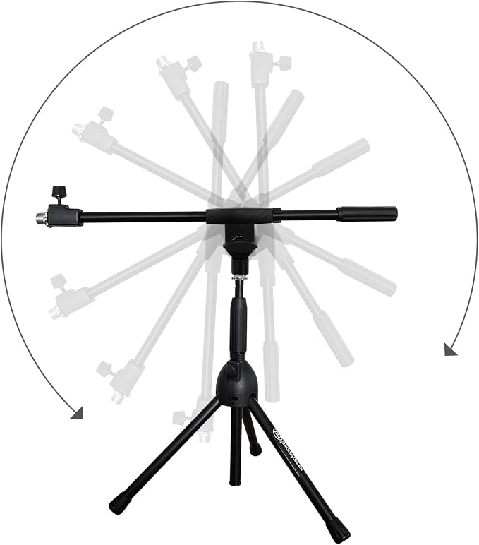 AxcessAbles Low-Profile Microphone Tripod Stand - Image 4