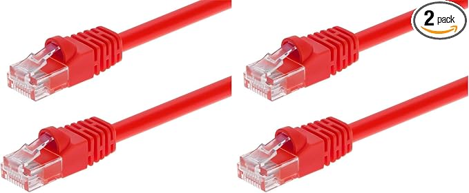 Monoprice 1FT 24AWG Cat6 550MHz UTP Ethernet Bare Copper Network Cable by Monoprice
