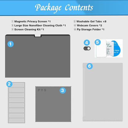 PYS Magnetic Privacy Screen for MacBook Air 15.3 Inch - Image 8