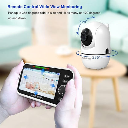 HelloBaby 5’’ Baby Monitor - Image 4