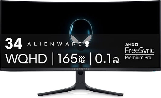 Alienware AW3423DWF Curved QD-OLED Gaming Monitor by Alienware