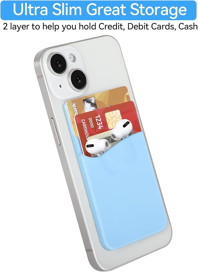 SS Phone Wallet, Phone Card holder - Image 3