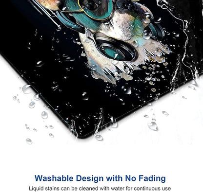 Square Mouse Pad, Colorful Stylish Bulldog Mouse Pad, Mouse Mat Square - Image 5