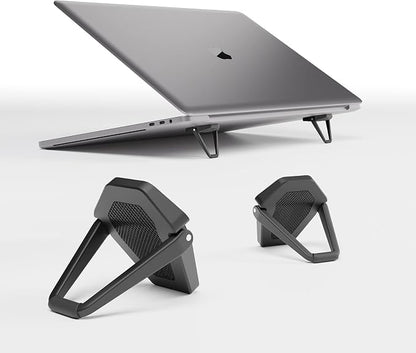 Laptop Stand for Desk, Portable Anti-Slip Keyboard Riser, Zinc Alloy Keyboard - Image 2