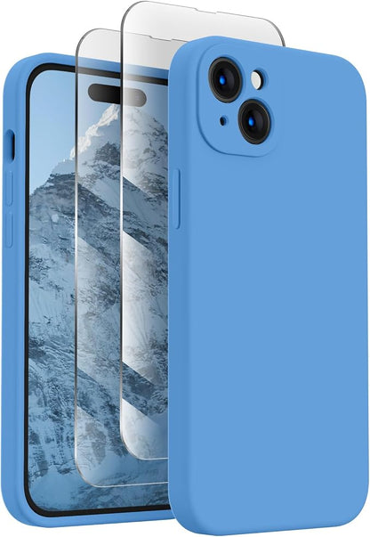 FireNova Designed for iPhone 15 Plus Case, Silicone Case with, Soft by FireNova
