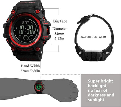 Watch Compass, Altimeter Barometer Thermometer Temperature, Military Army - Image 6