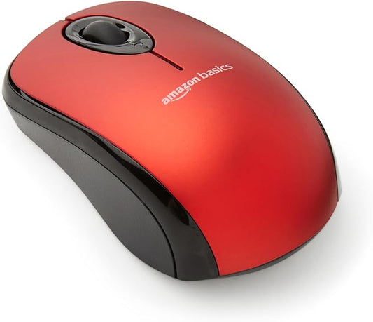 Amazon Basics 2.4 GHz Optical Wireless Mouse by AmazonBasics