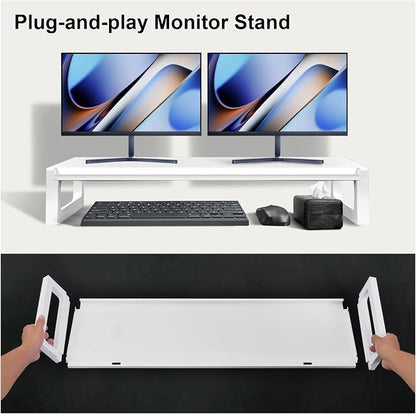 Dual Monitor Stand Riser – 36-Inch Computer Monitor Stand - Image 6