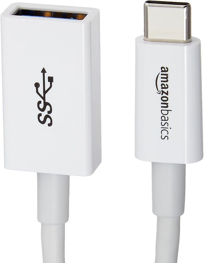 Amazon Basics USB-C to USB-A 3.1 Gen1 Female Adapter Cable Converter, 5Gbps - Image 3