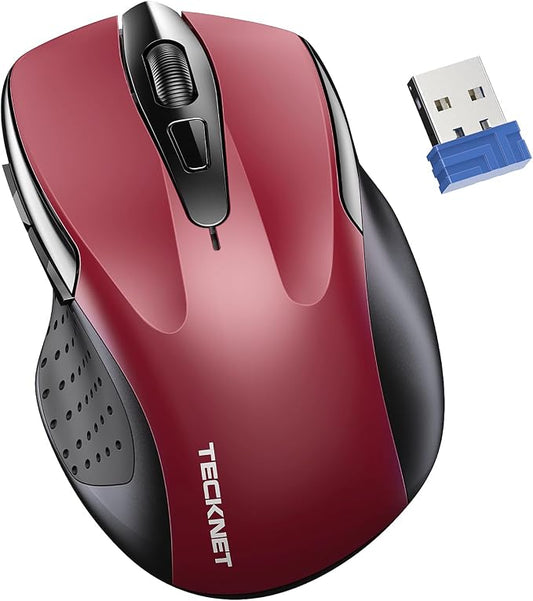 TECKNET Wireless Mouse for Laptop, Silent Mouse Quiet Click, Computer Mice by Tecknet