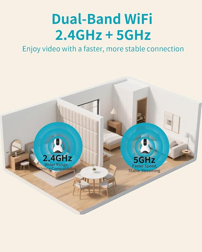 VIMTAG 2.5K 4MP Pan/Tilt Pet Camera Indoor - Image 6