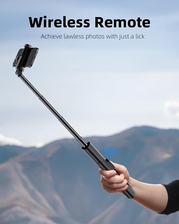TODI Selfie Stick Tripod for iPhone, Extendable Selfie Stick for iPhone - Image 4