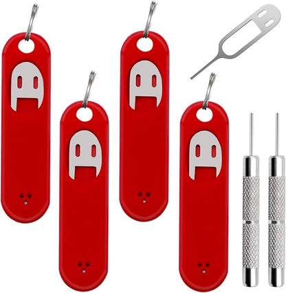 6 Pack SIM Card Removal Tool, Sim Card Tray Opening Tool Eject Pins Needle by IOUALEY