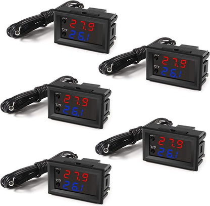 UMLIFE 5PCS 12V Electronic Temperature Controller Programmable -50 to 110 by UMLIFE