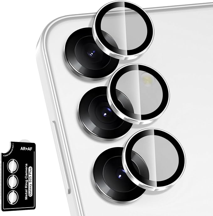 for Samsung Galaxy S25 Plus Camera Lens Protector, Individual Metal Ring by Btscase